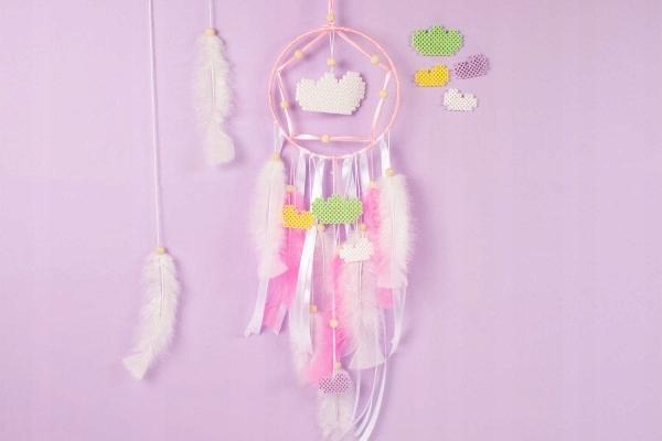 White Metal Hoop DIY Dreamcatcher Macrame Ø40Cm (Discontinued)