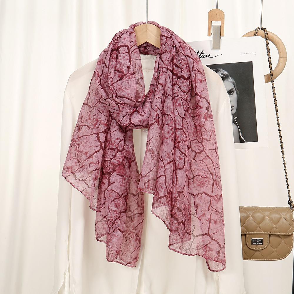 Elegant Solid Shawls Large Luxury Wrap Headscarf Fashion Organza Silk Scarf For Women Hijab