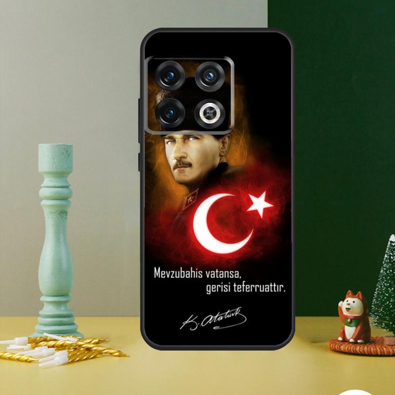Чехол для телефона с подписью Мустафы Кемаля Ататюрка для OnePlus 13 13R 12 12R 11 9 10 Pro 8T 9RT 10T 10R Nord 4 CE 2 3 Lite N20 N30