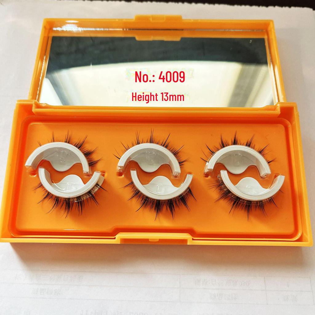 Самоклеящиеся полоски для ресниц Qiao Zitong: Три пары прочных, удобных и долговечных накладных ресниц.