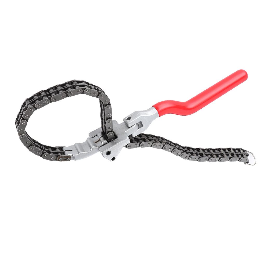 Auto Handle Tools Chain Type Oil Filter Wrench Spanner 13.8in Long Handle Ergonomic Auto Car Repairing Tool Oil Filter Spanner