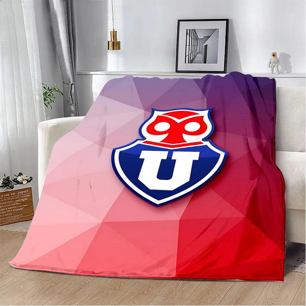 Chile Football University Printed Throw Blanket Soft Warm Perfect for Home Travel Picnic Gifts