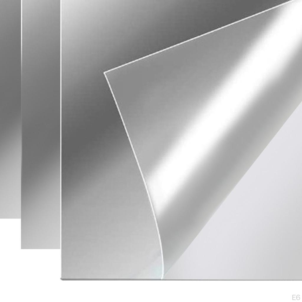 4 шт. квадратные настенные зеркальные плитки во всю длину безрамные акриловые наклейки для тренажерного зала