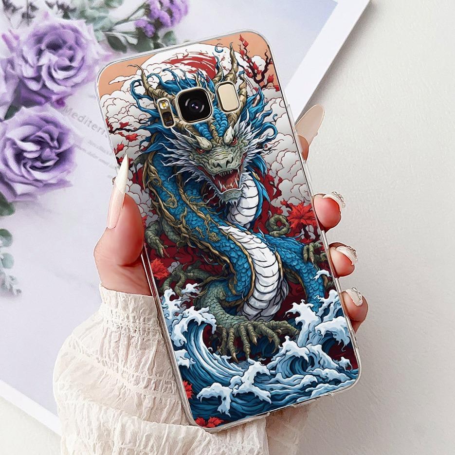 Чехол для Samsung Galaxy S8 Plus SM-G955F Роскошный чехол с рисунком цветов Мягкий тонкий чехол для телефона Для Samsung S8 S8+ GalaxyS8 Plus Чехлы