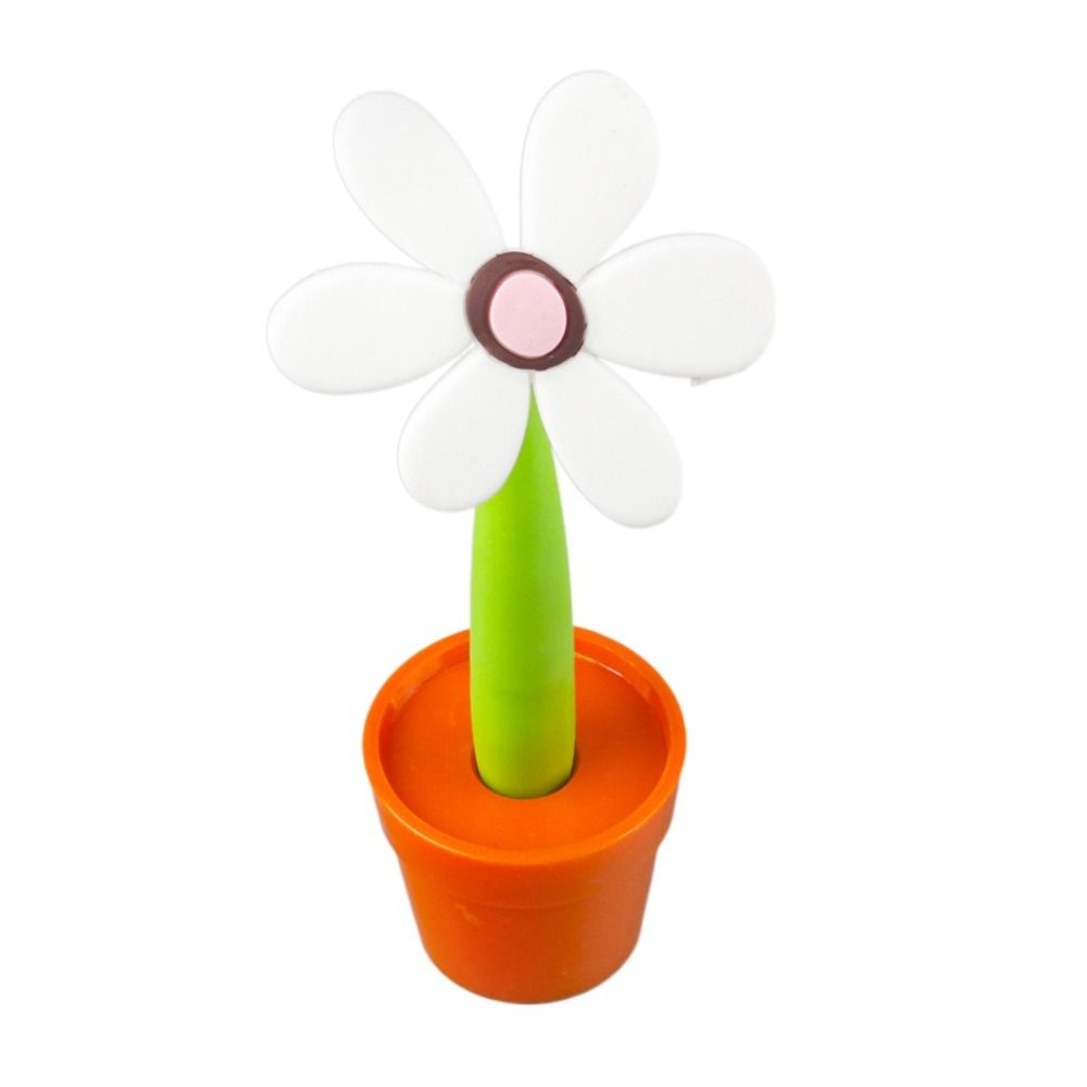 Plastic Writing Signing Pen Cartoon Sunflower Ballpoint Pen New Ballpoint Pen
