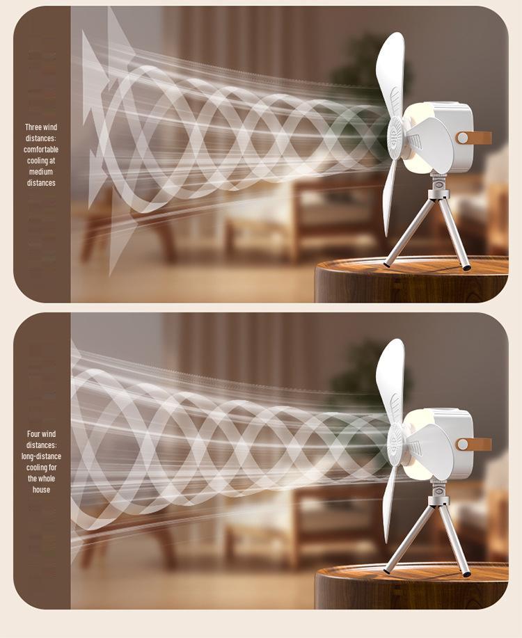 Перезаряжаемый пульт дистанционного управления Маленький потолочный и USB-вентилятор для общежитий и кемпинга