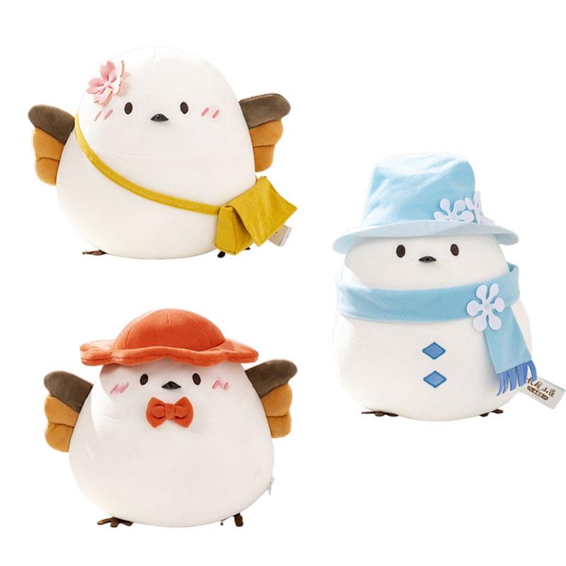 Милая Плюшевая Игрушка Горная Птичка с Длинным Хвостом Для Детей Мягкая И Пушистая Подарок