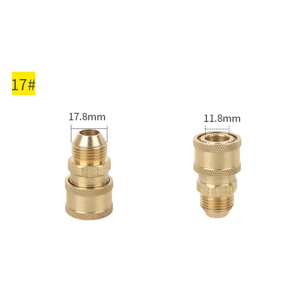 Адаптер для быстрого подключения 1/4 дюйма-разъем для мойки высокого давления автомобиля для чистки автомобиля 1 # ~ 19 #