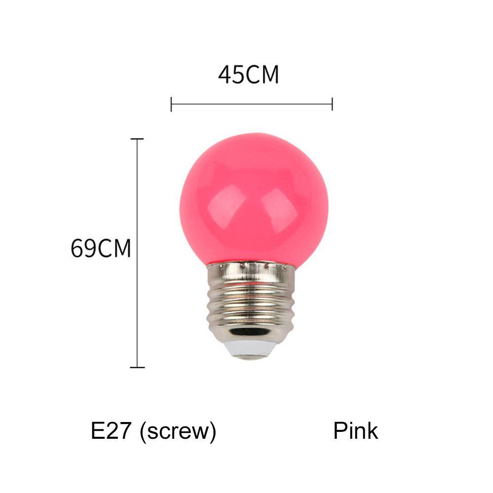 Durable Lamparas Flashlight E27 B22 G45 Lamp Colorful Light LED Bulb