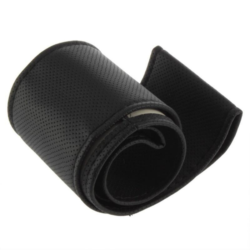 Плетёная оплётка на руль из микрофибры, противоскользящая