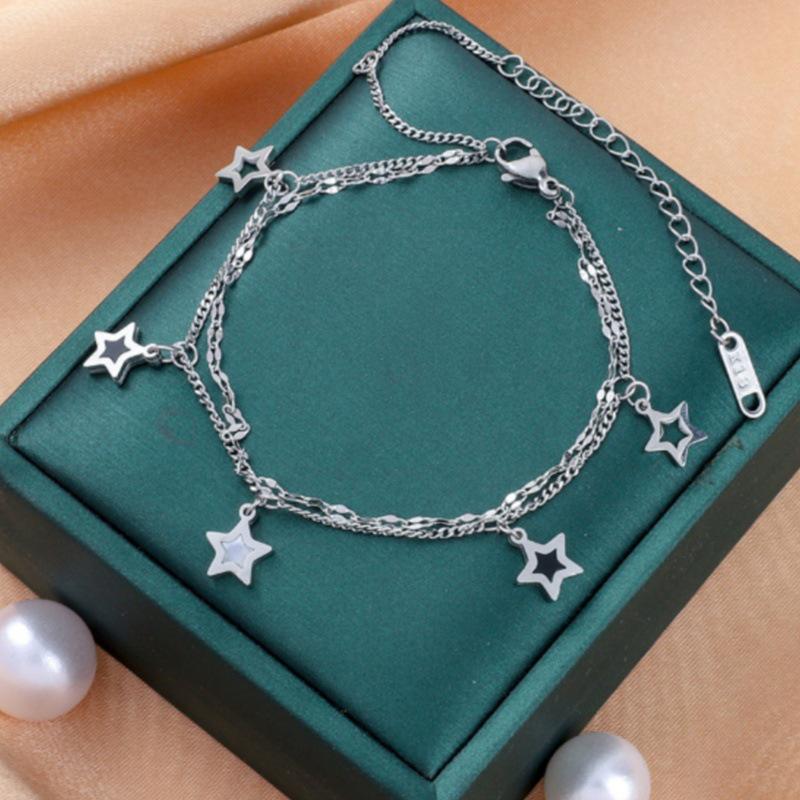 Корейский браслет женской моды из титановой стали Дун Дэмун - Нержавеющий, Высококлассный, Дизайн через границу.