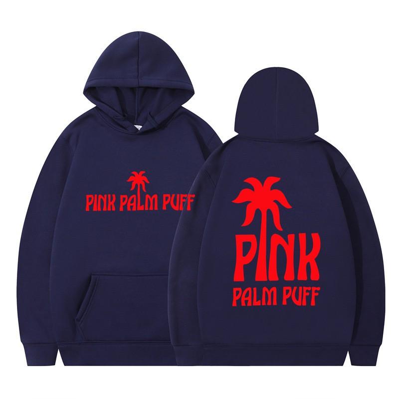 Mens Hooded Cotton Blend Sweatshirt With Print Design Loose Fit Wear