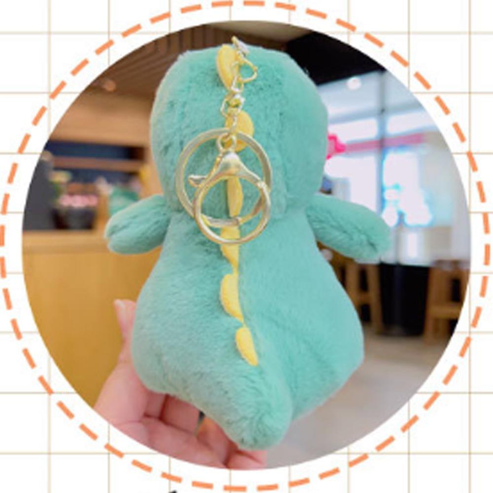 Милый динозавр плюшевая кукла игрушки кулон 12 см мягкая кукла брелок кавайный мультфильм плюшевая подвеска автомобиль