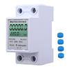 Single Phase Energy Meter 2P AC Din Rail Electricity Power Usage Tester Home Kilowatt Hour Counter
