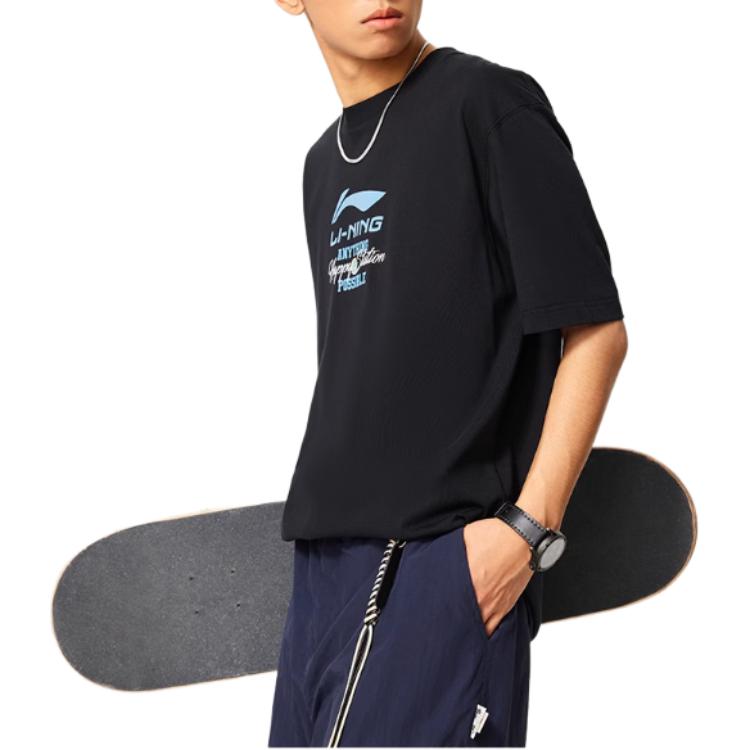 Мужская футболка Li Ning Sports Life Collection Черная AHSU547-3