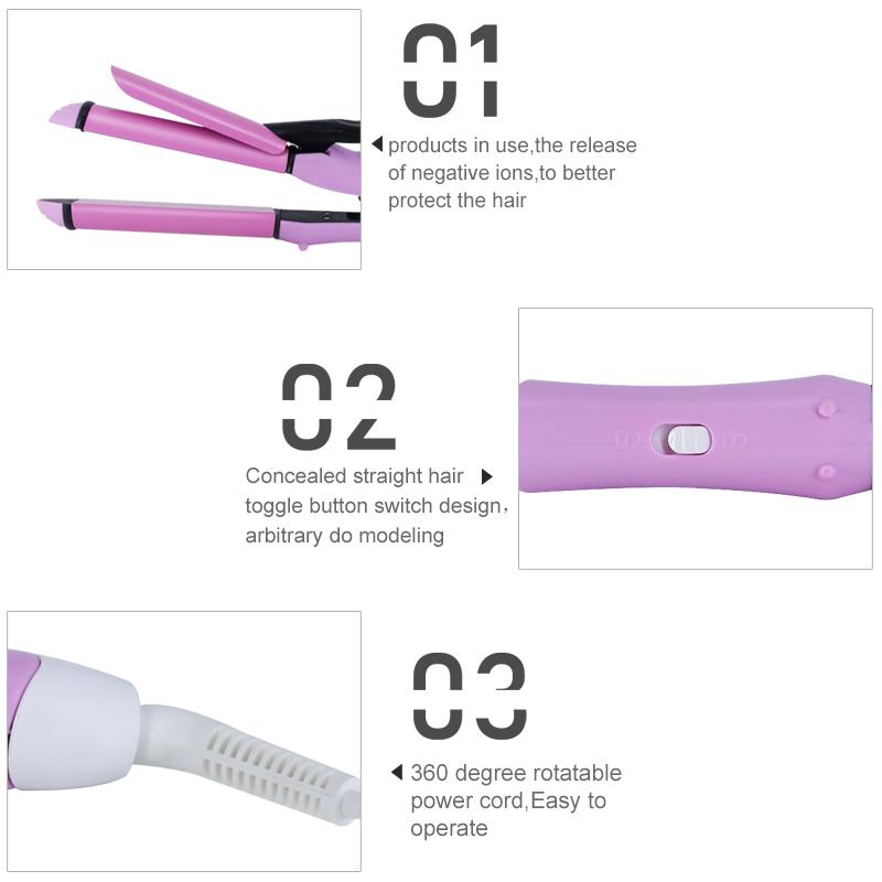 Мультистайлер для волос 2 в 1 (завивка и выпрямление)