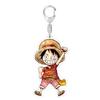 Акриловый брелок для One Piece Monkey D. Луффи Фрэнки Трафальгар Ло Бепо Нико Робин Акриловый брелок-пряжка Аниме Периферийный кулон