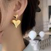 1 Pair Fashionable Personality Elegant Luxury High-end Double Heart Women's Earrings