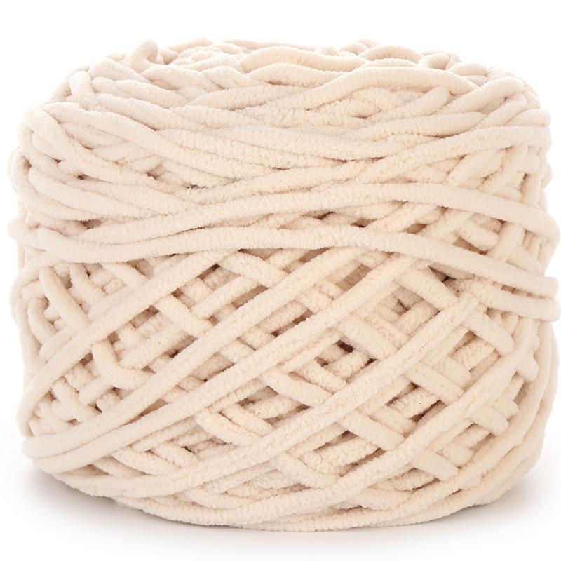 Рукоделие Вязание крючком Пряжа Однорядная нить Крючок Нитка для обуви Толстая линия Домашние тапочки Шарф Подушка Монохромный однотонный цветной клубок ниток