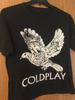 Хлопковая футболка группы Coldplay ПОЛНЫЙ РАЗМЕР от S до 4XL