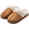 Flap Plush Thick-soled Cotton Slippers Autumn and Winter Wool Drag Couple Indoor Plush Warm Shoes