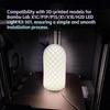 Комплект светодиодной лампы 001 для Bambu Lab H2D/X1/P1P/A1, многоцветный, с пультом ДУ, RGB, для Anycubic Makeronline 3D-принтера, свет, DIY, аппаратные компоненты, детали модели, USB
