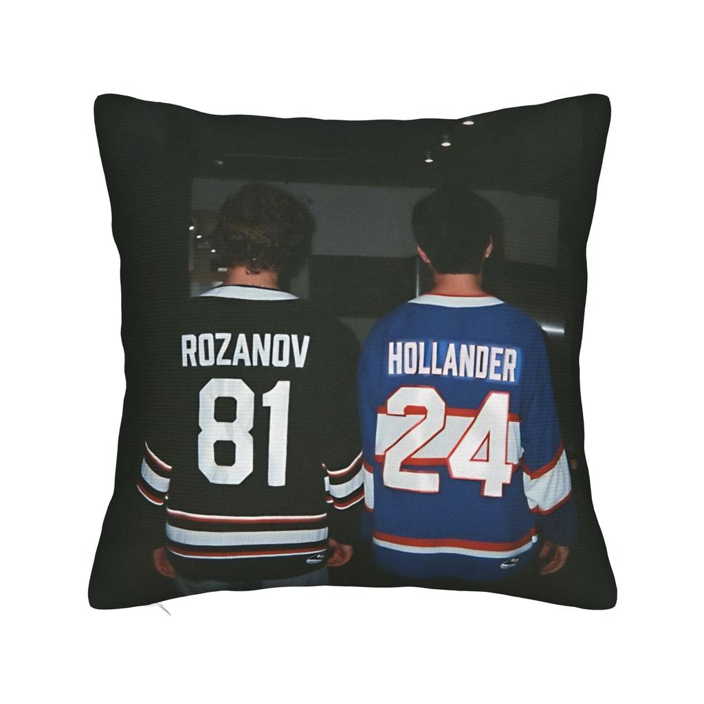 Heated Rivalry Hollander Queer Hockey Square Pillow Cases Cushion Cover Custom Polyester Decorative Pillowcover for Bed xcm