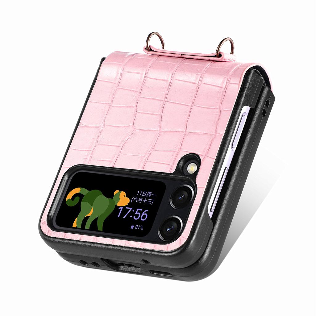 Противоударный ремешок, модный кожаный чехол-бумажник для Samsung Galaxy Z Flip 4 5G Flip4 Zflip4, карманный чехол для карт, аксессуары для телефонов, чехлы