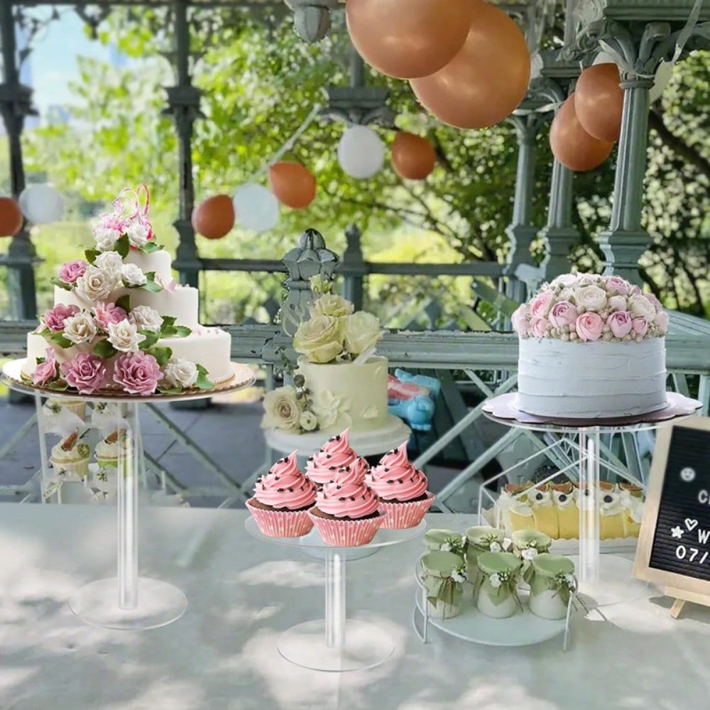 Креативная подставка для десертов на свадьбу идеально подходит для демонстрации тортов и конфет. Необходимые принадлежности для вечеринок для свадебных украшений