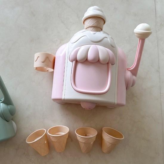 Hihohiho Ice Cream Bubble Machine Bath Play Toy Children Infant Water Play Bubble Bath, Mint, 1 Piece, Korean Bath Toys