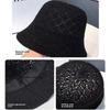 Large Brim Bucket Hat Sun Protection Fisherman Caps High Quality Sunhat  Women Girls