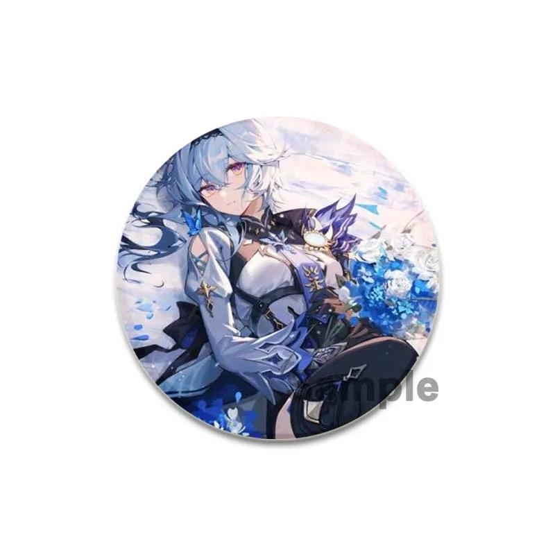 32/44/58 мм значки Eula аниме Genshin Impact броши ручной работы игровые персонажи значки на лацкан креативные значки с мультяшными фигурками аксессуары подарок