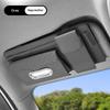 Car Visor Glasses Clip Ticket Card Holder Multi Functional Flip Fur Sunglasses Clip Tissue Bag Storage Organizer