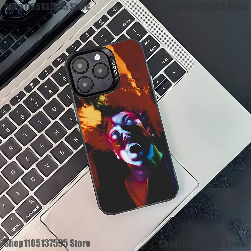Band A-Alice in Chains Phone Case For iPhone 17,16,15,14,13,12,11,Pro,XS,Max,Plus,Mini,SE4,E Black Matte Shockproof Cover