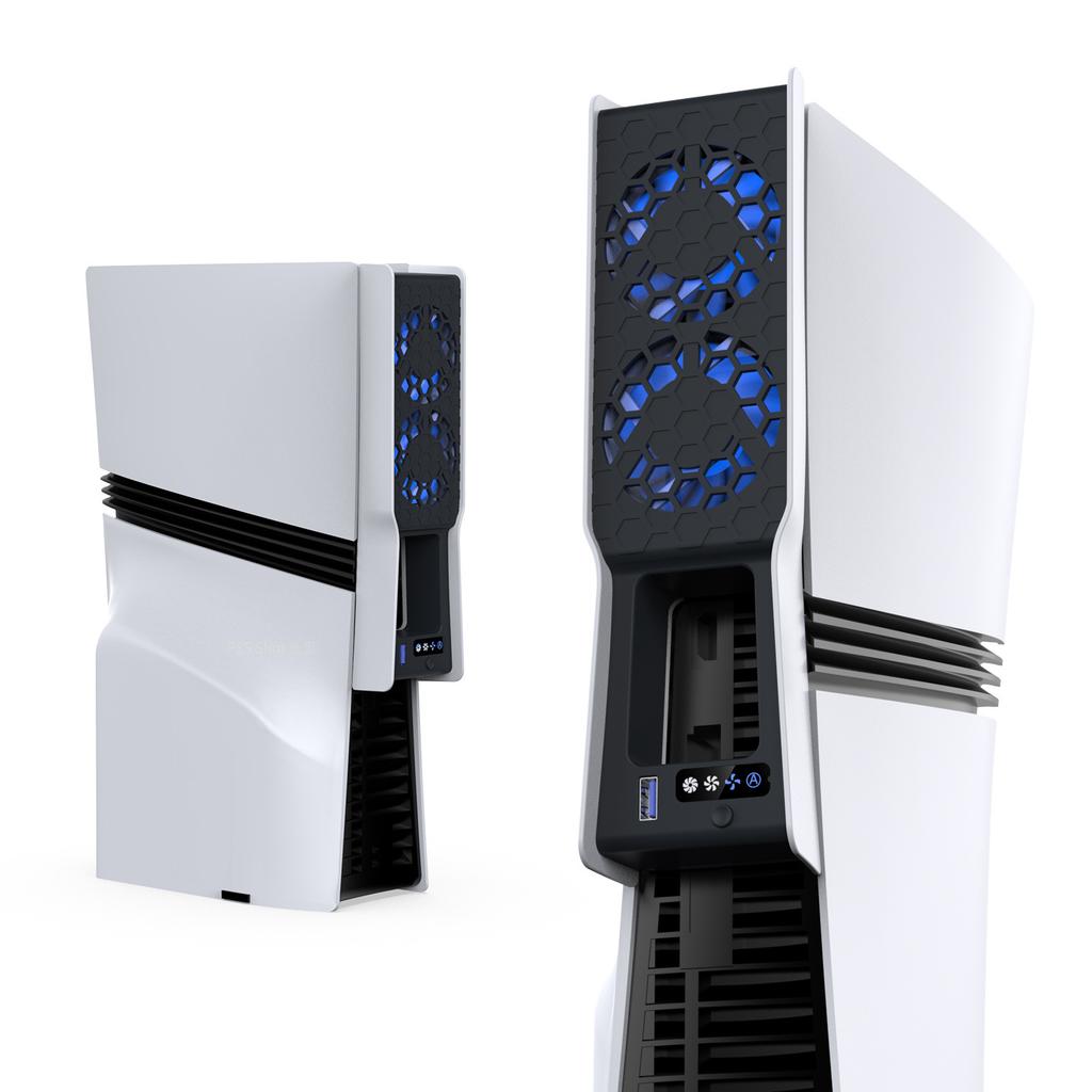DOBE FOMIS ELECTRONICS TP5-35159 Для Sony PlayStation 5 Pro/5 Slim Охлаждающий вентилятор Двойной вентилятор Умный контроль температуры