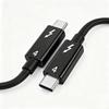 Кабель данных Thunderbolt 4 Type-C Male-to-Male, Высокоскоростной 40 Гбит/с, Зарядка PD 240 Вт, Зеркалирование 8K