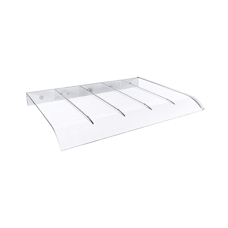 Rain Awning for Balcony Sun Room Front Door Waterproof Windproof Shade Roof Cover Awnings Outdoor Awning