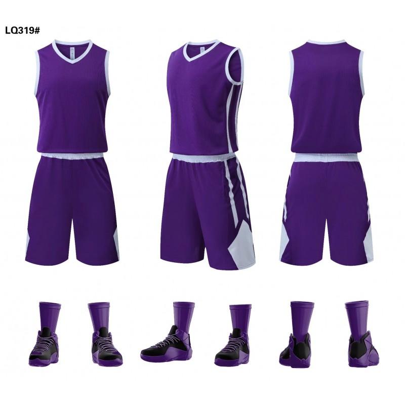 Kids Basketball Jersey Quick Dry Sports Uniform Training Camp Team Play