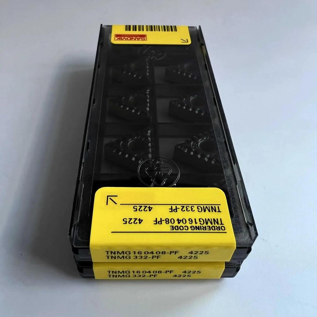 Original Sandvik / TNMG160408-PF 4225 /Carbide CNC Blade 10 PCS