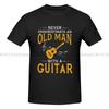 Never Underestimate An Old Man With A Guitar T Shirts Short Sleeved Branded Custom Design T Shirts Family Xxl Size