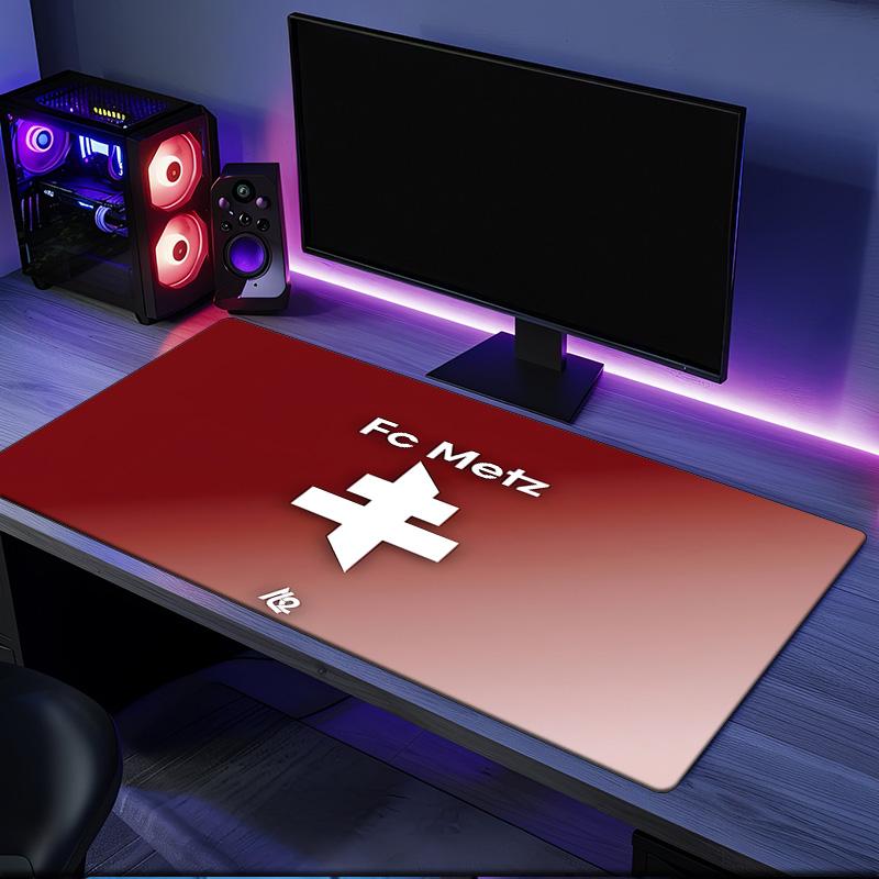 Metz Football Club Mouse Pad, Rubber Base, Mouse Pad for Gamers and Office Use, Gaming Desk , Easy To Clean Mat Christmas fan gifts