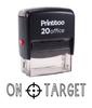 Printtoo ON TARGET Self Inking Rubber Stamp Office Stationary Custom