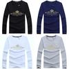 S-5XL Men Long Sleeved T-shirt Round Neck Cotton Winter Casual Tee Large Size Loose Pullover Shirt