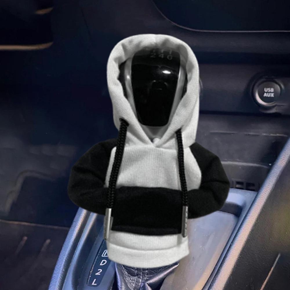Universal Hoodie Car Gear Car Shift Lever Cover Change Lever Sweatshirt Gearshift Cover Hoodie Gear Knob Sweater Car Decorations