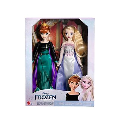 Модный набор Disney Mattel "Эльза и королева Анна", смешанные цвета, Популярные игрушки для корейских детей