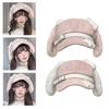 Soft Plush Beret With Lovely Dog Ears Windproof Beret Hat Halloween Hat for Daily Outings and Photo Shoots