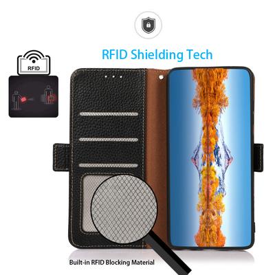 KHAZNEH Для Samsung Galaxy Xcover7 Чехол-бумажник из натуральной коровьей кожи с защитой RFID