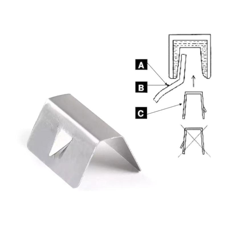 Зажимы для ветровых дефлекторов из нержавеющей стали, фиксирующий зажим для универсального автомобиля, надежно удерживает ваши ветровые дефлекторы на месте