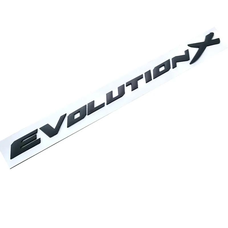 Evolution X буквы ABS пластик автомобильный Стайлинг эмблема значок автомобильный ремонт багажника 3D наклейка наклейка для Mitsubishi Lancer EVO