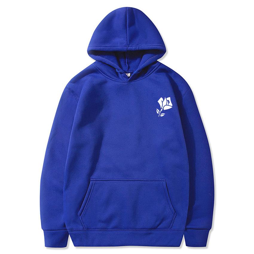 2023 Мужской свитер с капюшоном осенью и зимой Корейская свободная повседневная спортивная одежда